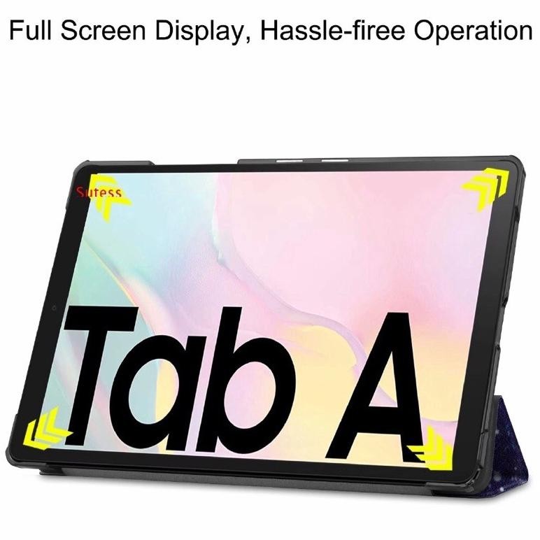 Prermium Flip Cover Kulit Standing Cover Samsung Tab A7 2020 10.4 Inchi T505/Tab A7 Lite 8.7 2021/Ta