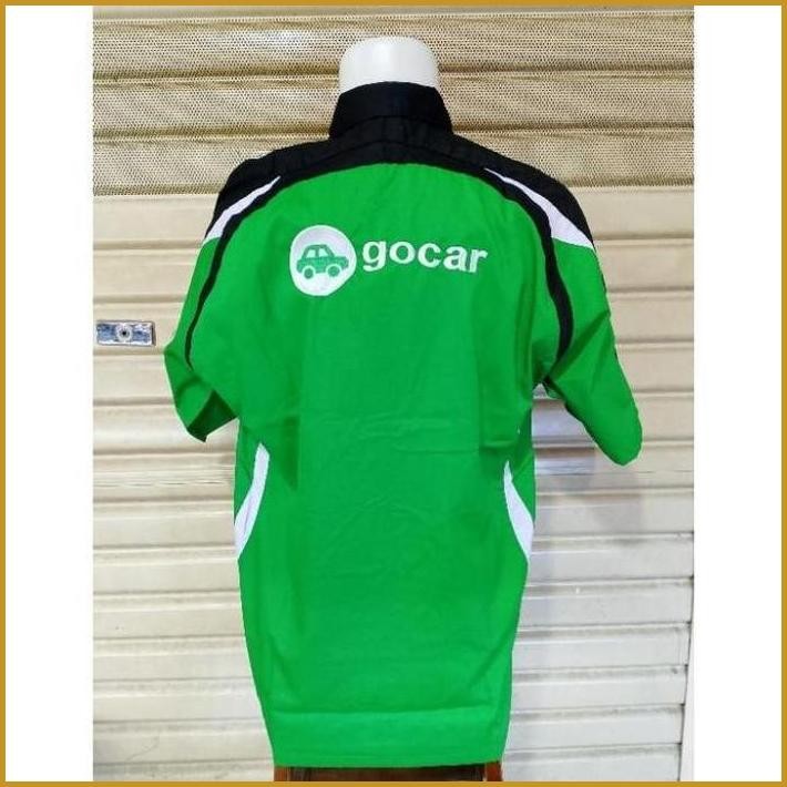 KEMEJA GOCAR SERAGAM GOCAR KOMBINASI LENGAN PENDEK