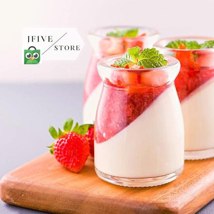 Pudding Jar| Jar Yogurt |Botol Toples Kaca |Jar Kaca 100Ml,150Ml,200Ml Allshop