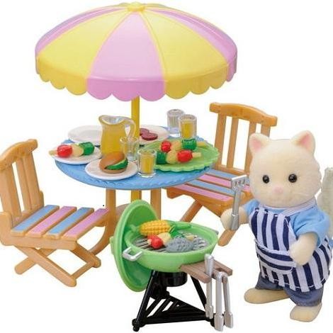 Mainan Koleksi Sylvanian Families Garden Barbecue Set