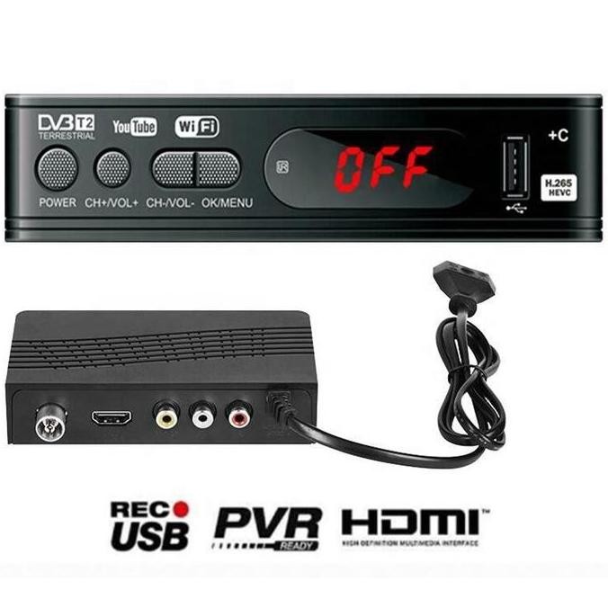 Stb Dvb Dtv Digital Tv Channel Youtube/Iptv Set Top Box Tv Digital Receiver Dvb-T2 Penerima Siaran F