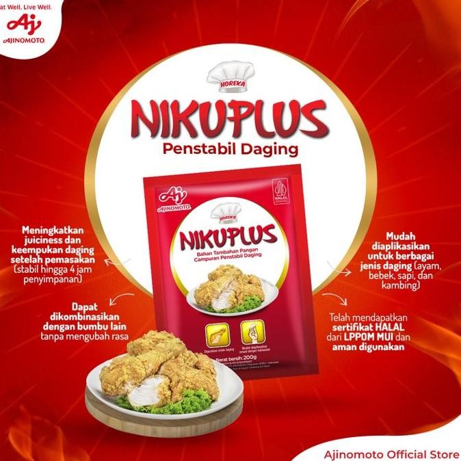 

NikkuPlus Bumbu Penstabil Daging Ajinomoto 200G Meat Improver (3Pcs)