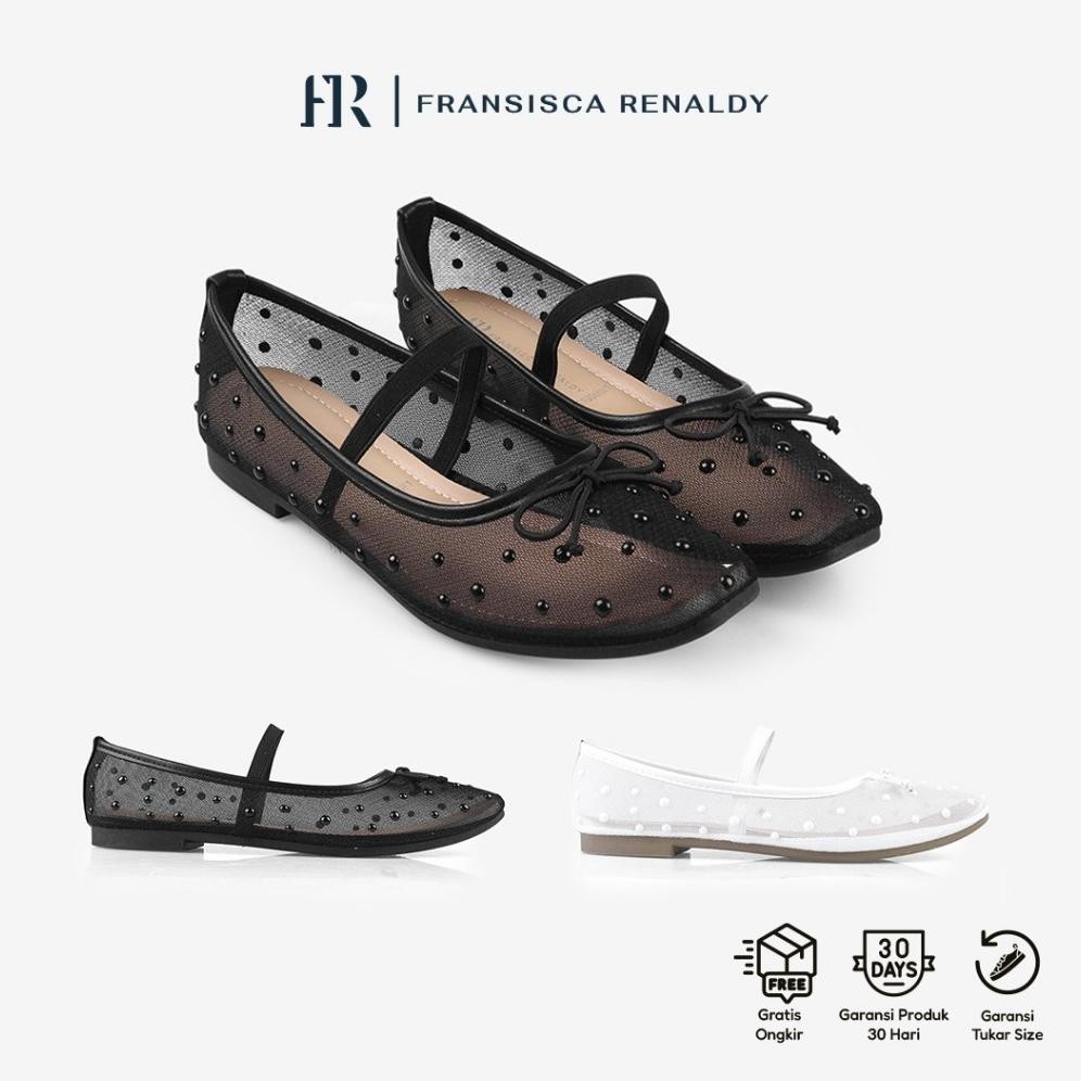 Fransisca Renaldy Sepatu Flatshoes Wanita Transparan Sepatu Pesta L.Mayden