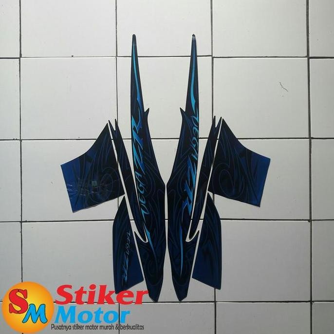 Ready  sticker motor vega zr 2010 hitam-biru