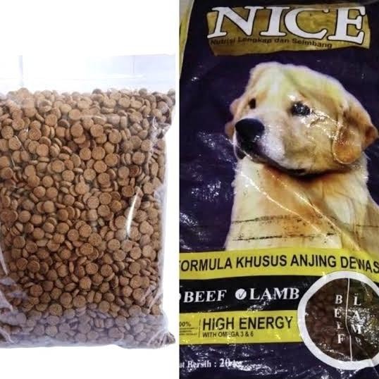 nice dog food 20kg beef and lamb / dog dry food 20kg adult dog