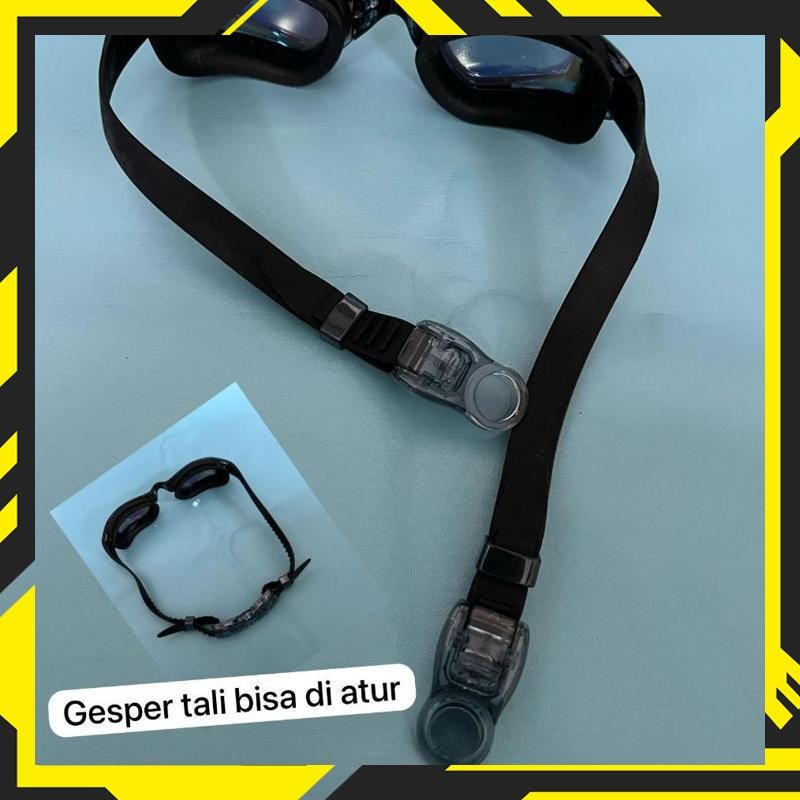 Terbaik Kacamata Renang Dewasa Remaja Y016 Anti Fog & Anti Kabut Lensa Electro FREE BOX WCW-34