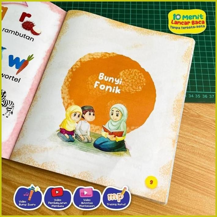 

BUKU 10 MENIT LANCAR MEMBACA TANPA MENGEJA - ANAK USIA 3+ BONUS VIDEO