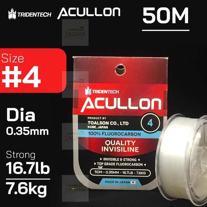 Senar Pancing Leader Acullon Leader Tridentech FlouroCarbon