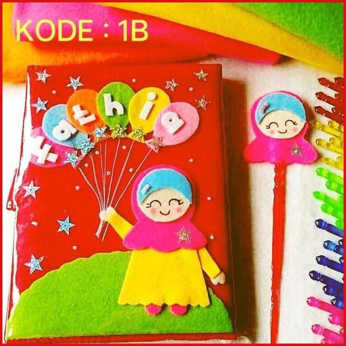 

SAMPUL IQRO FLANEL LAPIS MIKA DAN KARDUS