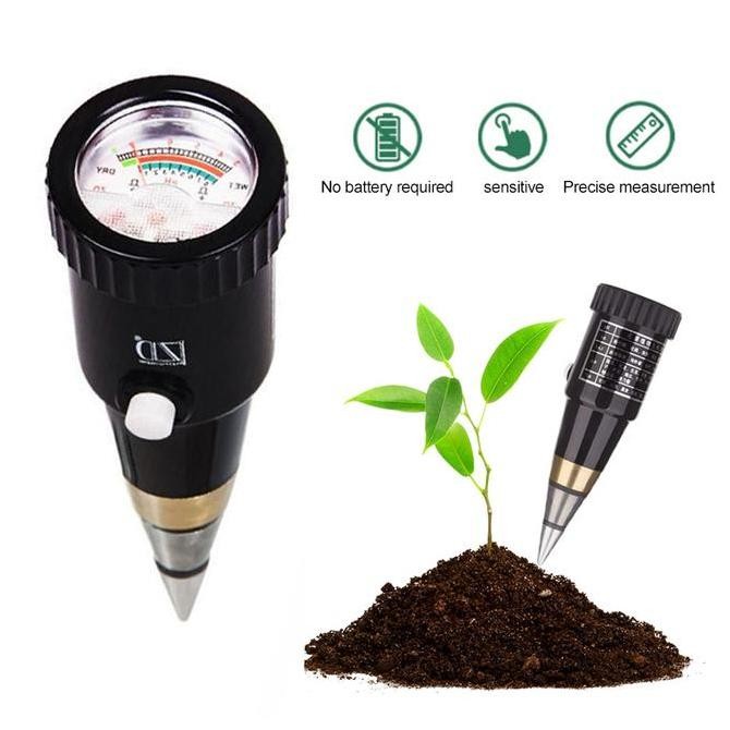 POPIC ALAT PENGGUKUR TANAH 2 IN 1 PEN TYPE PH METER SOIL ANALYZER TESTER METER ALAT UKUR PH TANAH LO
