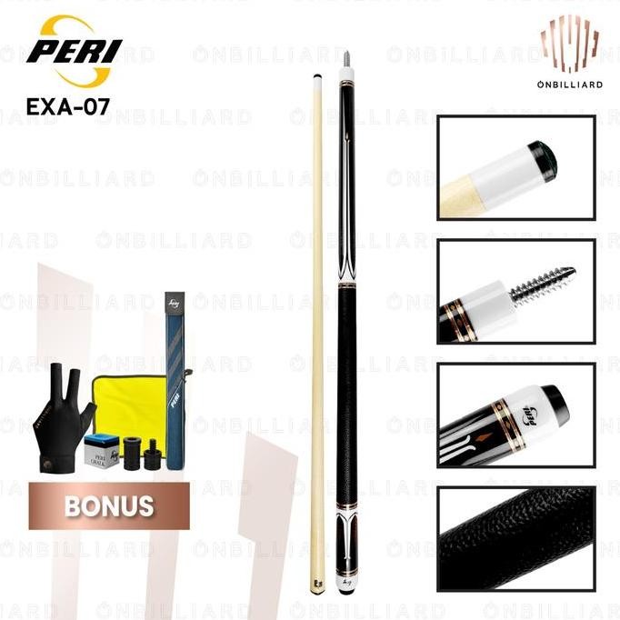 PERI EXA-07 Series Stick Billiard Low Deflection Cue Stick Play Billiard Shaft P20 Maple 12.5mm