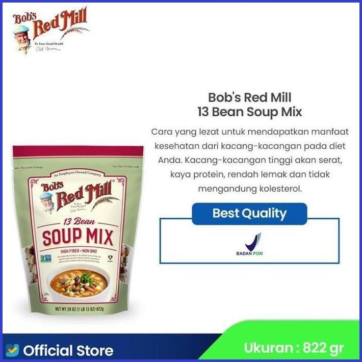 

BOB'S RED MILL 13 BEAN SOUP MIX 822 GR