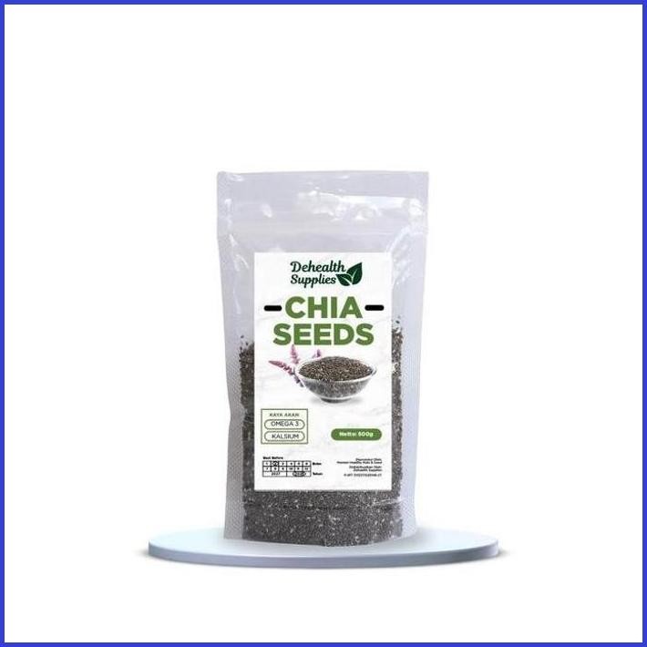

DEHEALTH SUPPLIES BLACK CHIA SEED BIJI KAYA NUTRISI | ORIGINAL & NATURAL