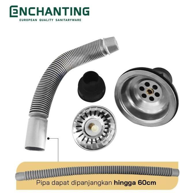 Kitchen Sink Dapur / Bak Cuci Piring Europe Enchanting E1059