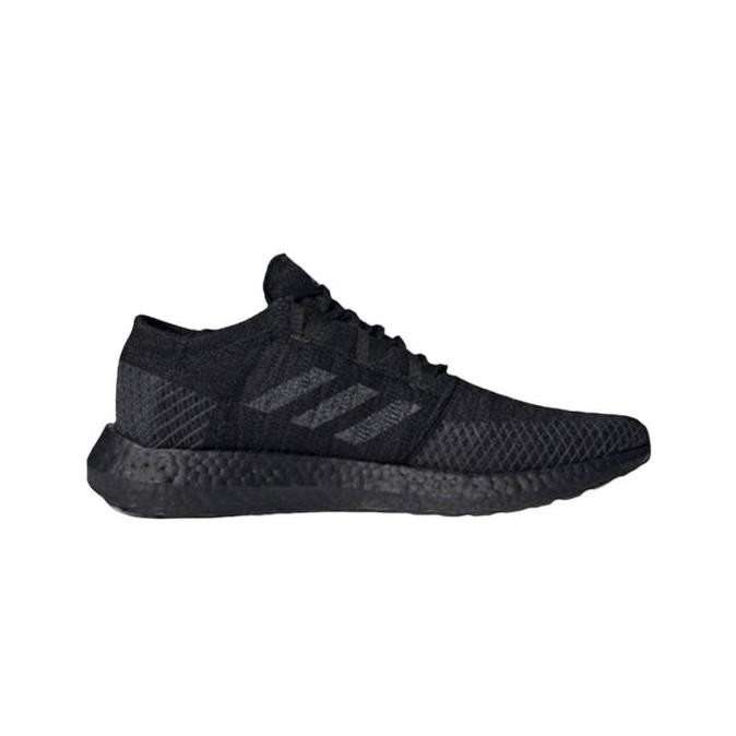 INSTAN SEPATU ADIDAS PUREBOOST GO TRIPLE BLACK ORIGINAL LARIS