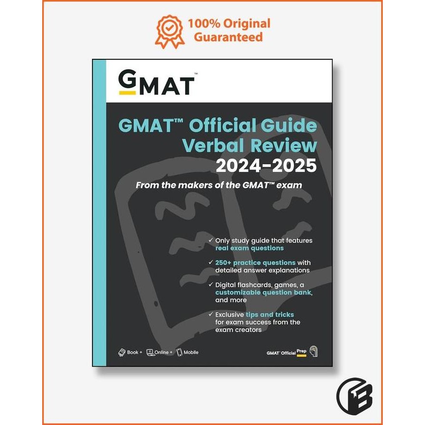 Buku Import GMAT Official Guide Verbal Review 2024-2025 (Original Paperback)