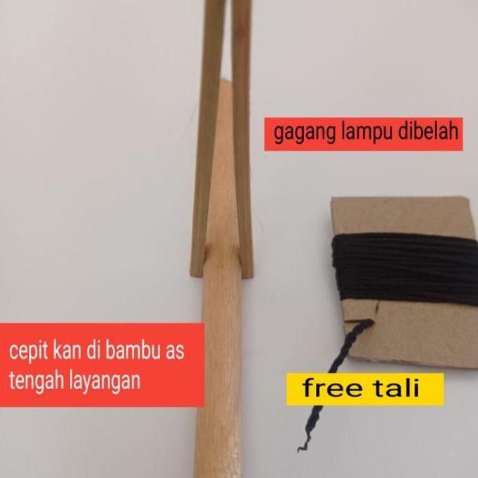 lampu layangan  suwangan sayap kanan kiri rgb  tengah hpl ( 2 baling" besar dan kecil) bonus 1 dinam