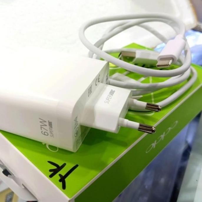 Charger Oppo SUPER VOOC 67W Kabel Tipe C Type-C 67 Watt Oppo A98 A92