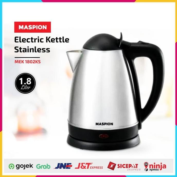 Teko Listrik Maspion MEK1802KS Electric Kettle Maspion MEK 1802KS