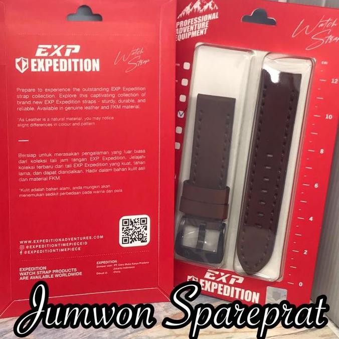 Strap Tali Kulit Jam Tangan Expedition Original Tali Expedition Kulit murah