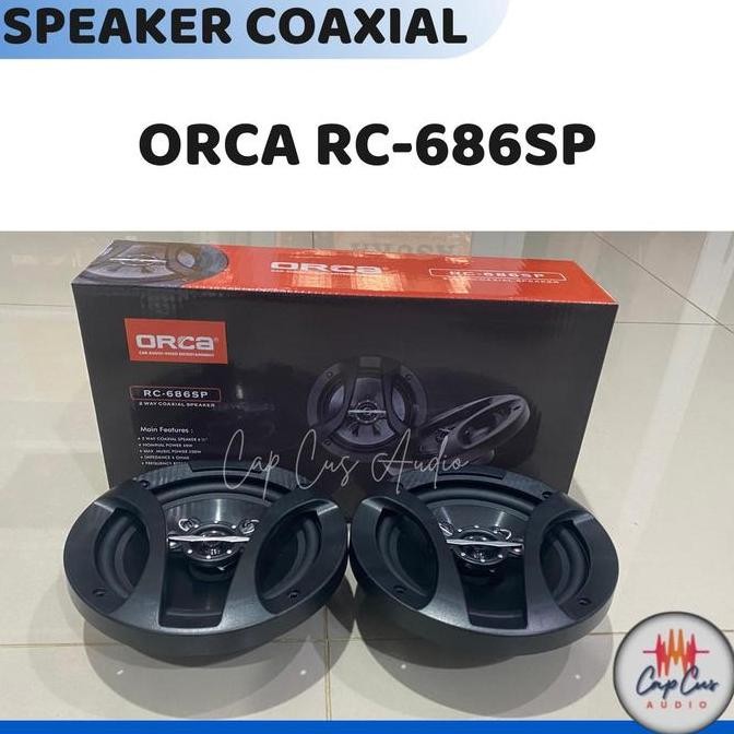 TERLARIS SPEAKER COAXIAL MOBIL 6 INCH ORCA RC-686SP / SPEAKER COACIAL ORCA