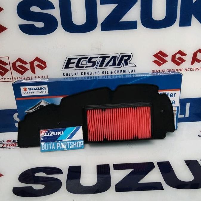 Ready  saringan udara filter udara suzuki address original Suzuki Genuine Part SGP asli Motor