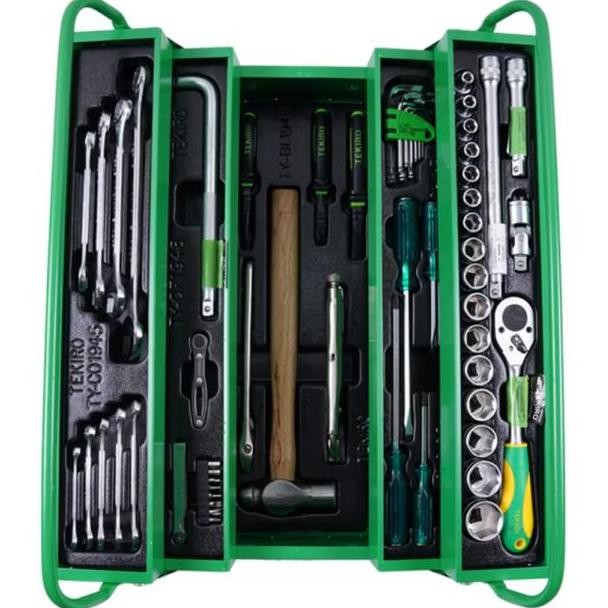 INSTAN PERKAKAS KUNCI MEKANIK / TUKANG ISI 72 PCS / SET TOOL BOX KITS TEKIRO LARIS