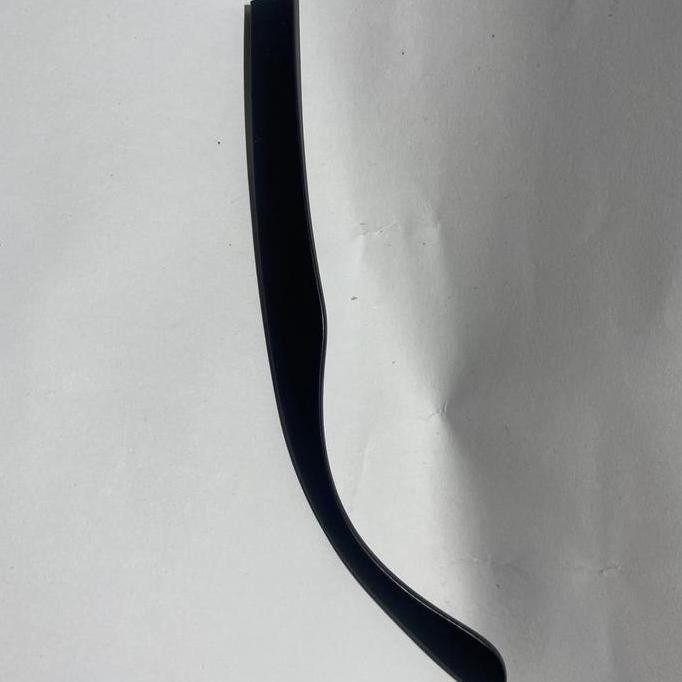 Tangkai Batang Gagang Kacamata Plastik hitam sepasang lebar