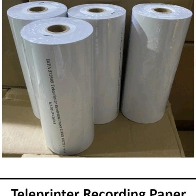 

New !!! impa 372694 Teleprinter recording paper 208x100mm JRC NKG 800 inmarsat C