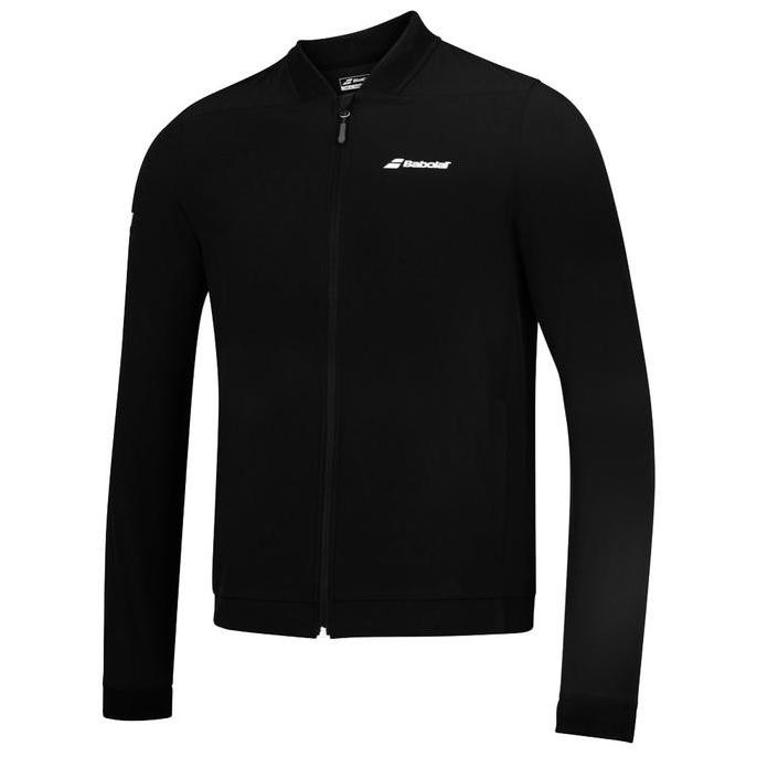 Promo vErY Rare 100% ORIGINAL JaKeT tenis cAsUaL Babolat Hitam BLACK jacket COD