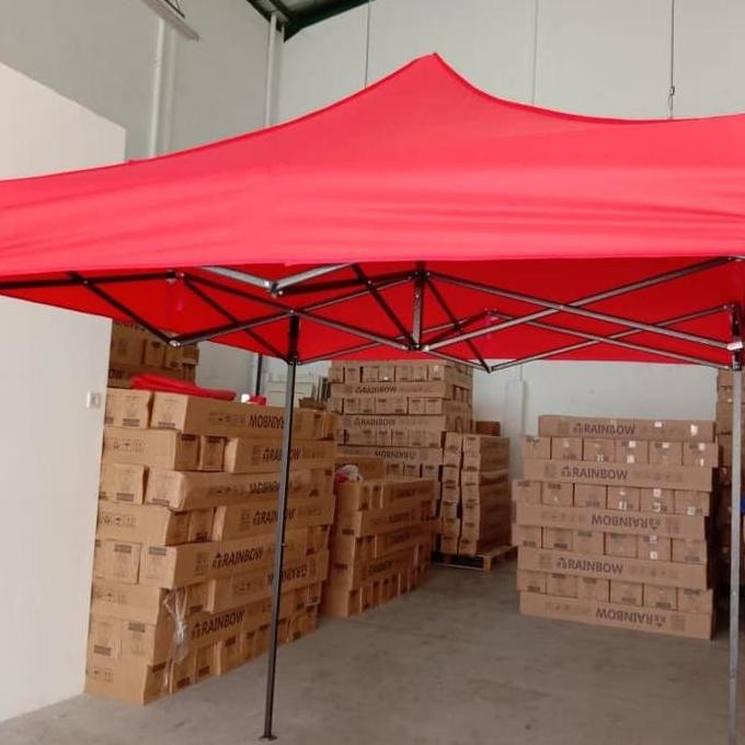 TERMURAH - Tenda Lipat 3x3 meter Rainbow / Gazebo Lipat