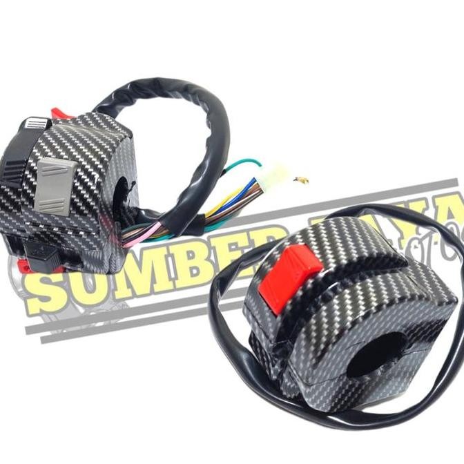 Promo saklar kanan kiri rx king motif carbon karbon wtp COD