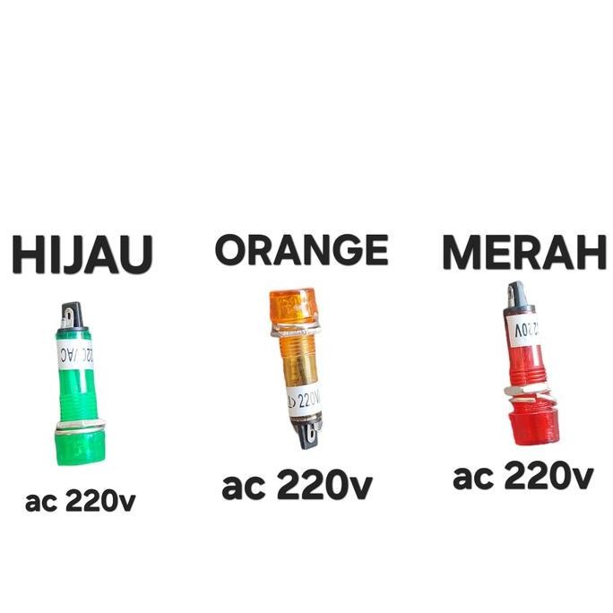 LAMPU INDIKATOR 220V 220 LED PILOT 220 VOLT LAMPU PILOT