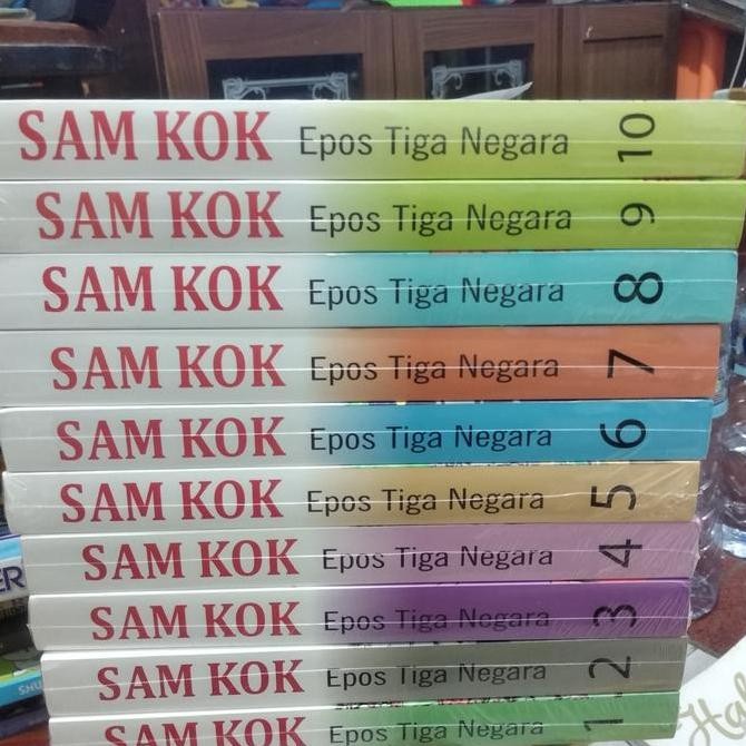 New buku original - sam kok epos tiga negara set 1 - 10 oleh lo kuan tiong