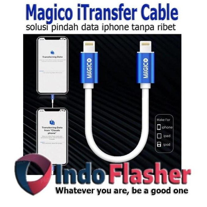 Magico iTransfer Cable Kabel Pindah Data iPhone Tanpa PC