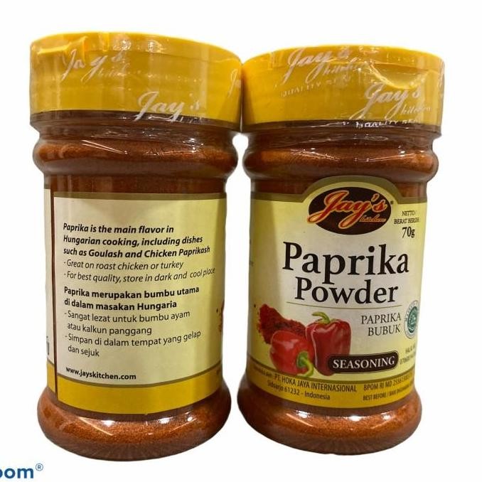 

Jays Paprika Powder / bubuk 70gr / serbuk Jay's