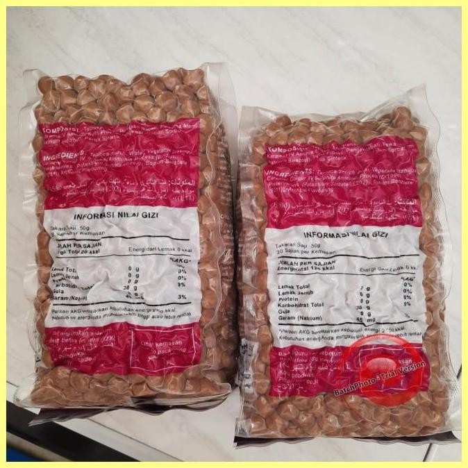 

Bobatee Boba Pearl Boba 1kg / Bola Boba Tapioka Pearl Bobatee 1kg