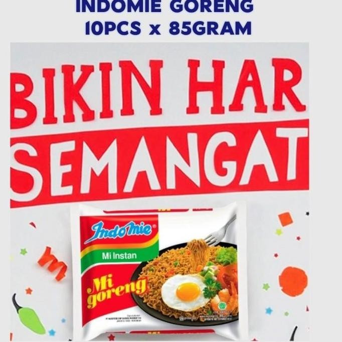 

INDOMIE GORENG ISI 10PCS X 85GRAM