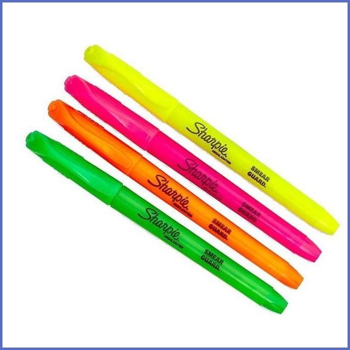 

STOCK NEW SHARPIE HIGHLIGHTER ACCENT POCKET TEXTLINER TEKSLINER CLIP CAP PENANDA TERLARIS