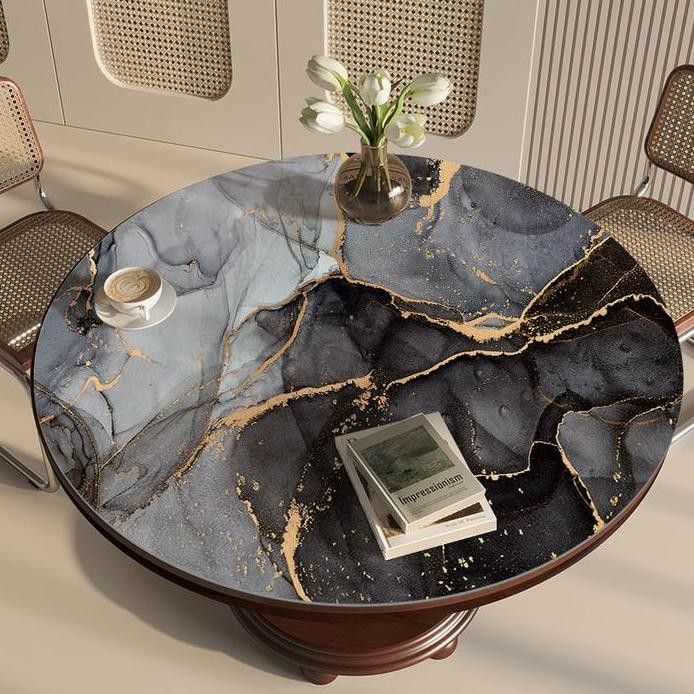 Limited NewTaplak Meja Bundar Taplak Meja Bundar Anti Air Taplak Meja Bundar Makan Taplak Meja Bunda