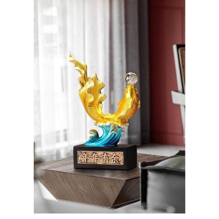 Super Pajangan Meja Ikan Bola Kristal / Dekorasi Ruangan