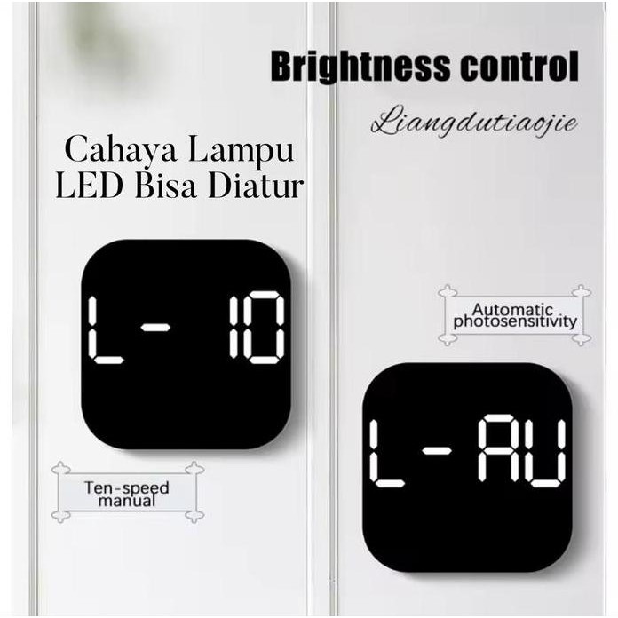 Best Jam Meja Dinding Digital Stop Watch Countdown Countup Led Weker / Digital Alarm Clock Suhu Temp