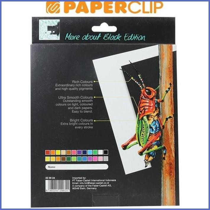 

STOCK NEW CRAYON FABER CASTELL OIL PASTEL 220024 24C BLACK EDITION TERLARIS