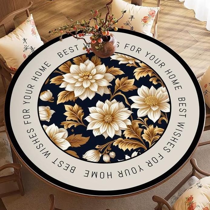 Favorit NewTaplak Meja Bundar Taplak Meja Bundar Anti Air Taplak Meja Bundar Makan Taplak Meja Bunda