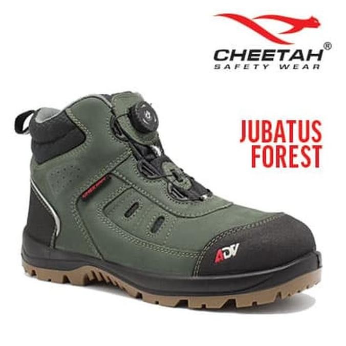 Cheetah Jubatus Forest Adv Safety Shoes Cheetah Jubatus Green Terlaris