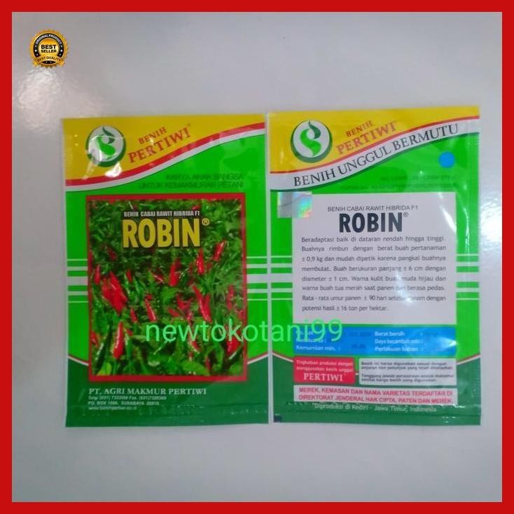 (Ready) Benih Cabe Robin F1 10 Gram Benih Cabe Rawit Hijau Hibrida Dari Benih Pertiwi Cabai Rawit Hi