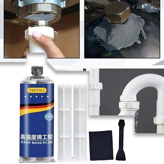 Promo 100ml Lem Ab Super Kuat Lem Besi Ab Universal Lem Ab Epoxy Lem Besi Tahan Bensin Metal Casting