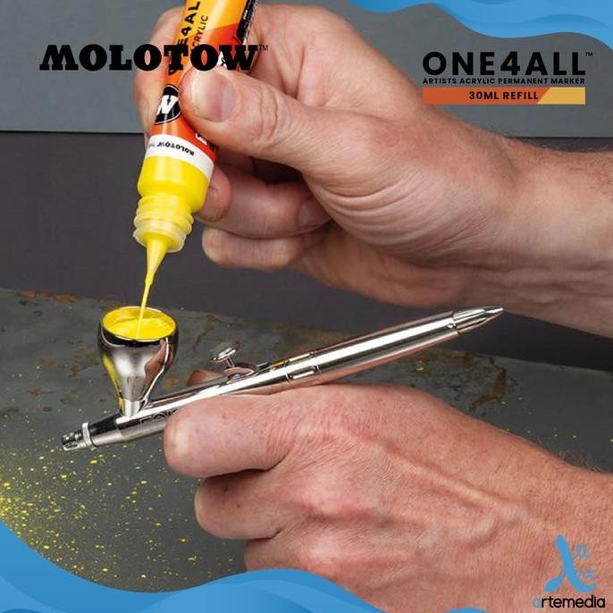 

Cat Isi Ulang Molotow One4All Refill 30ml Acrylic Paint Marker - 1/3