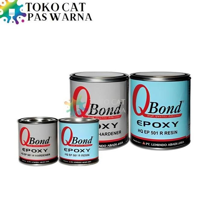 Promo Lem Epoxy QBOND 2 Komponen Resin + Hardener COD