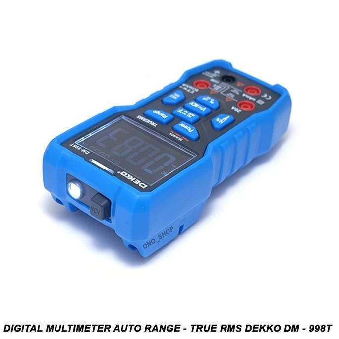 Digital Multimeter Auto Range - True RMS - Dekko DM-998T